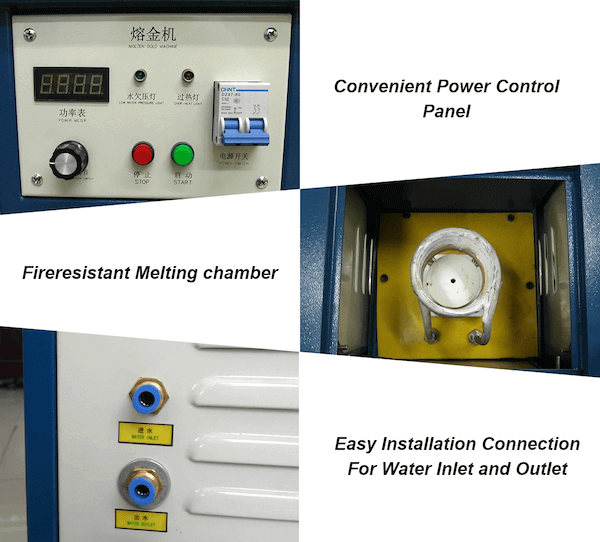 Small Gold Melting Furnace For Sale, CE Approved Machine Superbmelt