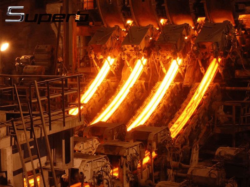 Steel billet continuous casting machine Superb Electromachinery