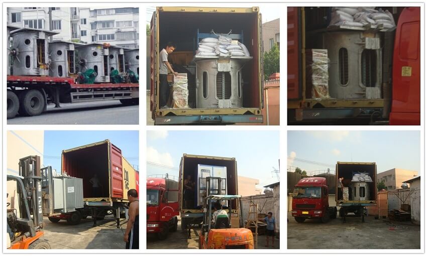 iron melting furnace transportation