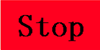 button of stop