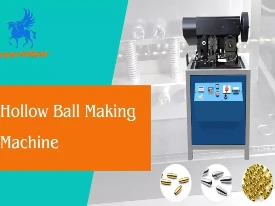 video of hollow ball making machine