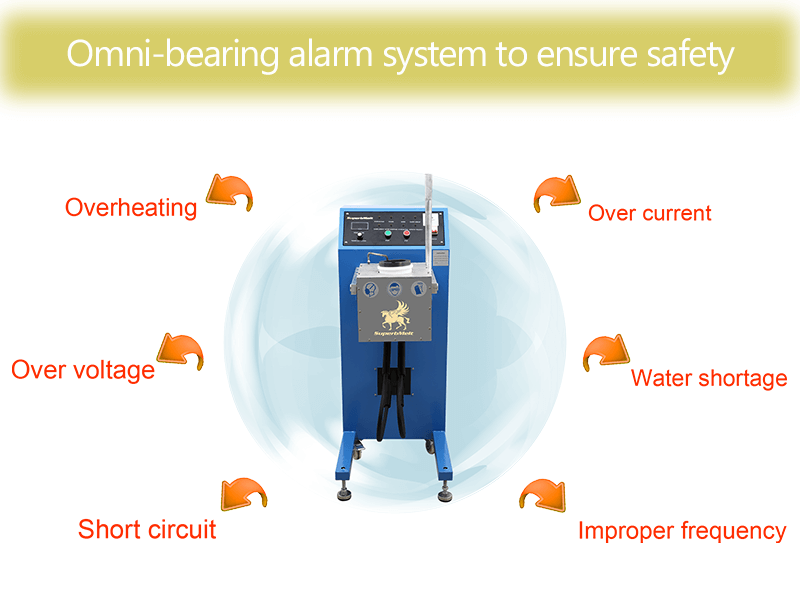 omnibearing alarm system of gold melting equipment