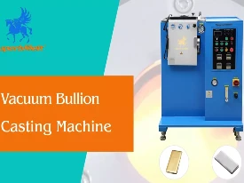 video of vacuum gold bullion casting machine