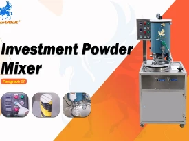 video of vacuum investment powder mixer