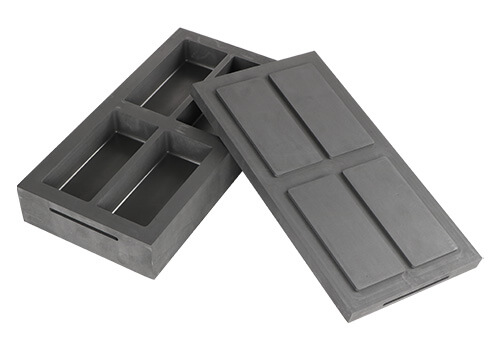 3 Pieces High Purity 1 Kg Graphite Ingot Mold Crucible Mould For Melting  Casting Refining Gold Silve