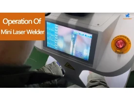 video of mini laser welder