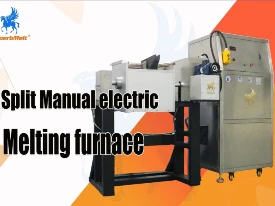 video of Split Manual Electric Melting Furnace