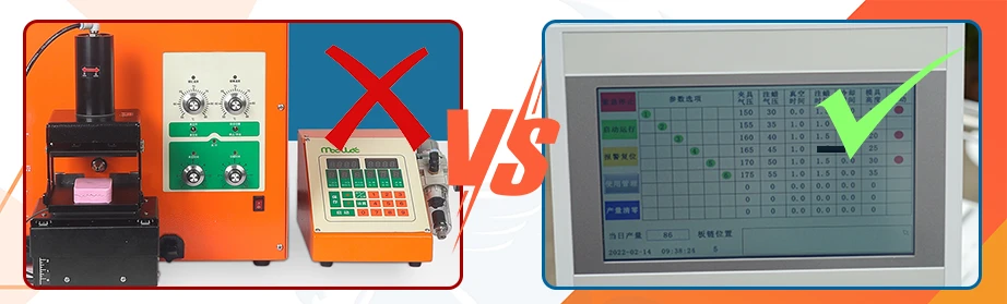 plc control system of wax injector machine