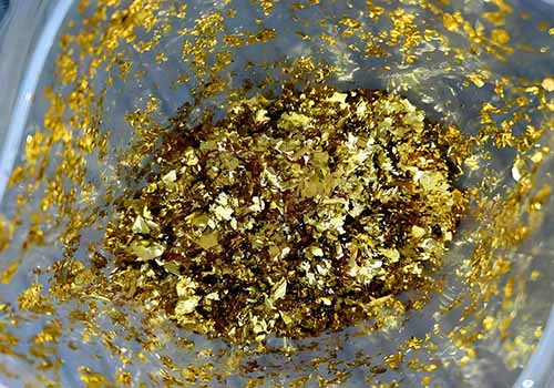 Gold powder refining