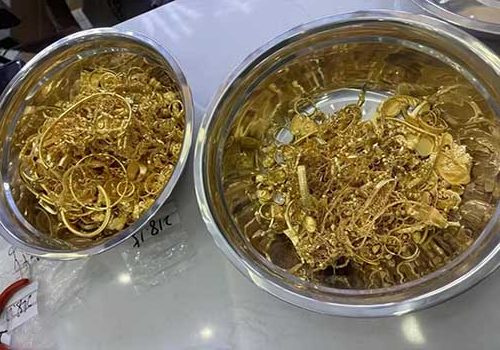 Refining gold jewelry
